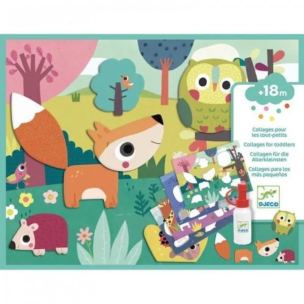 COLLAGE POUR LES TOUT PETITS - DJECO