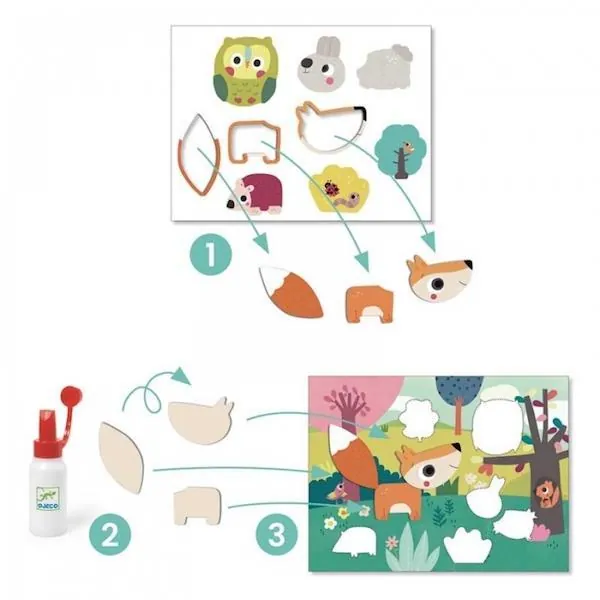 COLLAGE POUR LES TOUT PETITS - DJECO – Image 5