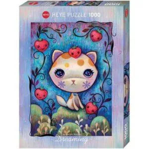 PUZZLE HEYE DREAMING : STRAWBERRY KITTY - 1000 PIECES