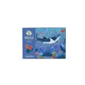 PUZZLE PHOSPHORESCENT MOULIN ROTY : SOUS LA MER - 24 PIECES