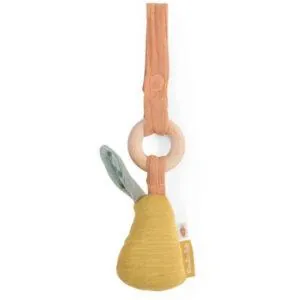 HOCHET ANNEAU BOIS POIRE - TROIS PETITS LAPINS - MOULIN ROTY