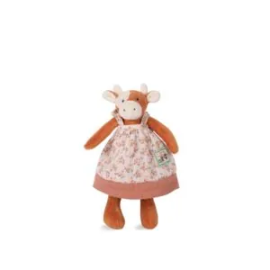 PELUCHE PETITE VACHE CHARLOTTE - LA GRANDE FAMILLE - MOULIN ROTY