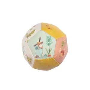 BALLON SOUPLE 10 CM - TROIS PETITS LAPINS - MOULIN ROTY