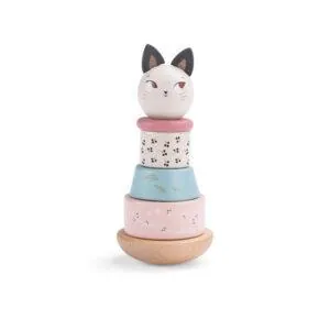 CHAT EMPILABLE - APRES LA PLUIE - MOULIN ROTY
