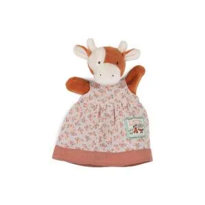 MARIONNETTE CHARLOTTE LA VACHE - LA GRANDE FAMILLE - MOULIN ROTY