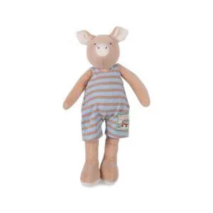 PELUCHE PHILEMON LE COCHON - LA GRANDE FAMILLE - MOULIN ROTY
