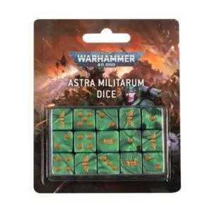 WARHAMMER 40K - ASTRA MILITARUM - DICE SET