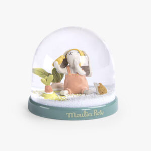 BOULE A NEIGE - TROIS PETITS LAPINS - MOULIN ROTY