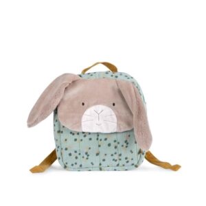 SAC A DOS LAPIN SAUGE - TROIS PETITS LAPINS - MOULIN ROTY