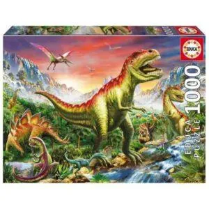 PUZZLE EDUCA : FORET JURASSIQUE - 1000 PIECES