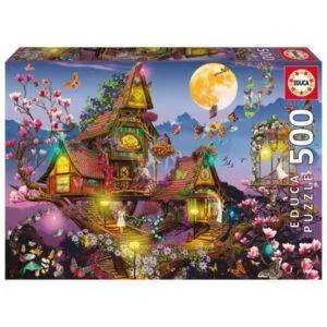 PUZZLE EDUCA : MAISON DE FEES - 500 PIECES