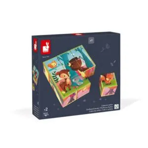 KUBKIDS - 9 CUBES ANIMAUX DE LA FORET - JANOD