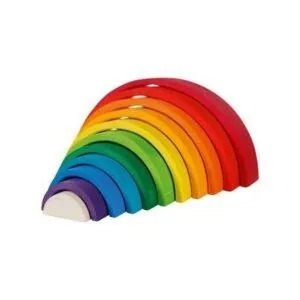 JEU DE CONSTRUCTION BOIS - ARC EN CIEL - GOKI