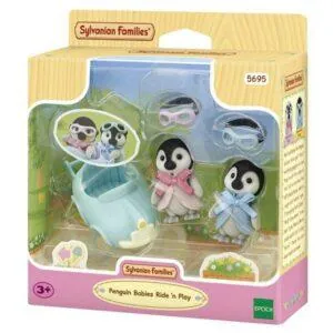 LES JUMEAUX PINGOUIN ET LEUR VOITURE - SYLVANIAN FAMILIES