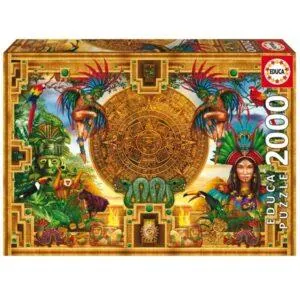 PUZZLE EDUCA : MONTAGE AZTEQUE MAYA - 2000 PIECES *