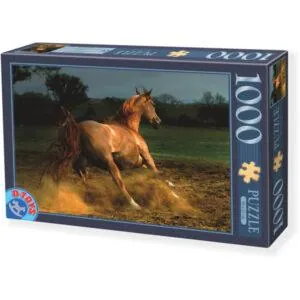 PUZZLE D-TOYS : CHEVAL MARRON - 1000 PIECES