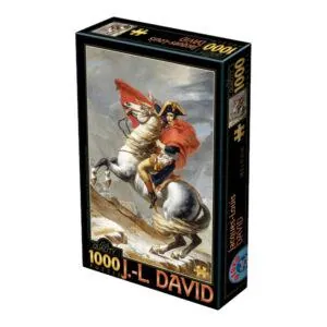 PUZZLE D-TOYS - J.L. DAVID : NAPOLEON BONAPARTE FRANCHISSANT LES ALPES - 1000 PIECES