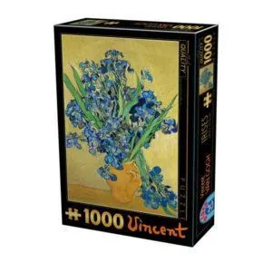 PUZZLE D-TOY - V. VAN GOGH : BOUQUET D'IRIS - 1000 PIECES