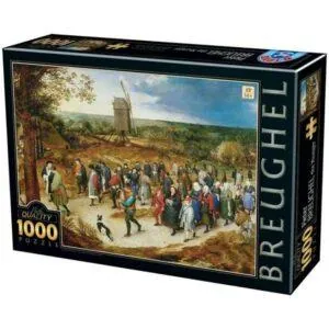 PUZZLE D-TOYS - P. BREUGHEL : LA PROCESSION DU MARIAGE - 1000 PIECES