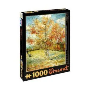 PUZZLE D-TOYS - V. V. GOGH : PECHER EN FLEURS - 1000 PIECES