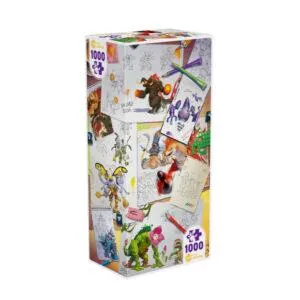 PUZZLE IELLO UNIVERSE - P MAYFON : MAKING OF MONSTERS - 1000 PIECES