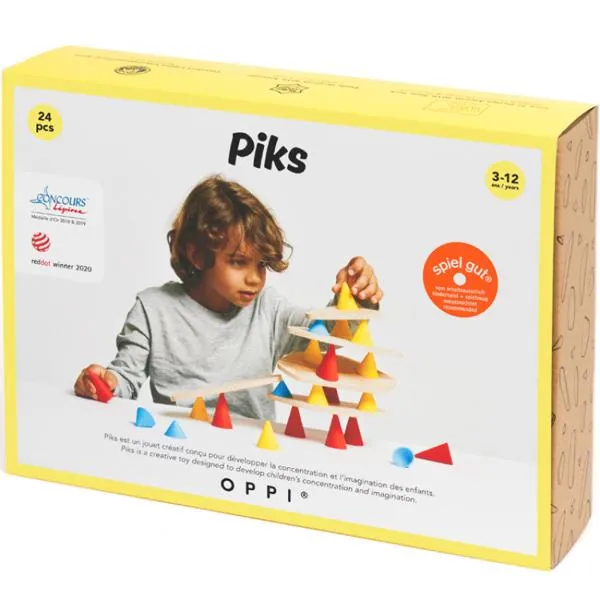 KIT DE CONSTRUCTION PIKS SMALL - 24 PIECES - OPPI