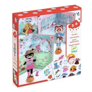 COFFRET COLLAGES LITTLE DRESSING - DJECO