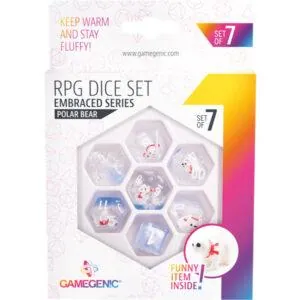 EMBRACED SERIES -POLAR BEAR- SET DE 7 DÉS JDR