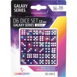 GALAXY SERIES -NEBULA- SET DE 36 DÉS DE 6 - 12MM