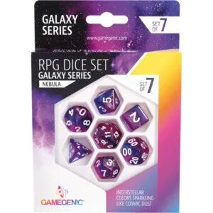 GALAXY SERIES -NEBULA- SET DE 7 DÉS JDR