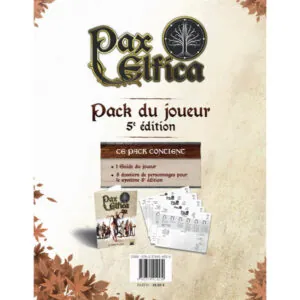PAX ELFICA - PACK JOUEUR (5E ÉDITION)