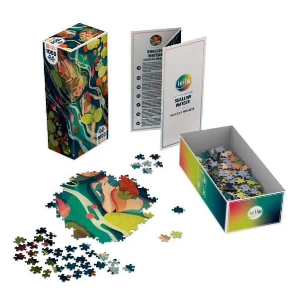PUZZLE IELLO UNIVERSE - V. MORALES : SHALLOW WATERS - 1000 PIECES – Image 3