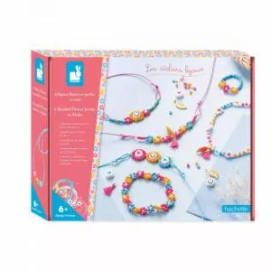 COFFRET 6 BIJOUX FLEURS EN PERLES A CREER - JANOD