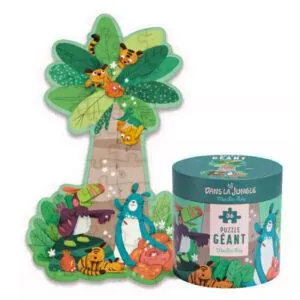 PUZZLE GEANT MOULIN ROTY : PALMIER - DANS LA JUNGLE - 36 PIECES