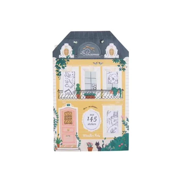 CAHIER 145 STICKERS - LES PARISIENNES - MOULIN ROTY