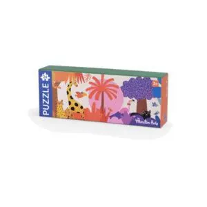 PUZZLE MOULIN ROTY : LA JUNGLE ARC EN CIEL - LES TOUPITIS - 24 PIECES