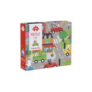 PUZZLE MOULIN ROTY : EN VILLE - LES POPIPOP - 48 PIECES