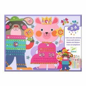 CREER AVEC DES STICKERS ECLATANTS - SPARKIES - DJECO