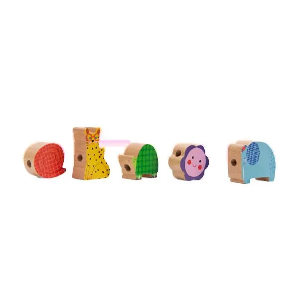 PERLES EN BOIS A ENFILER - LES TOUPITIS - MOULIN ROTY – Image 5