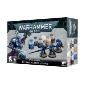 WARHAMMER 40K - SPACE MARINES PAINT SET - INFERNUS MARINES