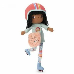 POUPEE TISSU LIZA EN ROLLERS - LILLIPUTIENS