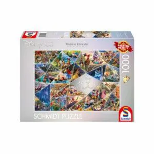 PUZZLE SCHMIDT DISNEY - T. KINKADE : 100 ANS CELEBRATION MOSAIQUE - 1000 PIECES