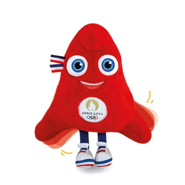 PELUCHE MASCOTTE OFFICIELLE ARTICULEE JEUX OLYMPIQUES PARIS 2024 - DOUDOU ET COMPAGNIE – Image 2