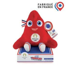 PELUCHE MASCOTTE OFFICIELLE ARTICULEE JEUX OLYMPIQUES PARIS 2024 - DOUDOU ET COMPAGNIE