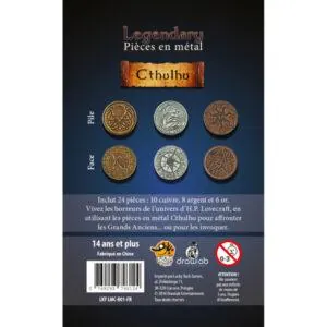 LEGENDARY METAL COINS – Set Cthulhu