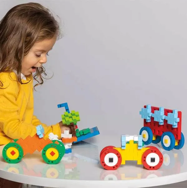 PLUS PLUS BIG - MAKE AND GO - VEHICULES - 46 PIECES – Image 4