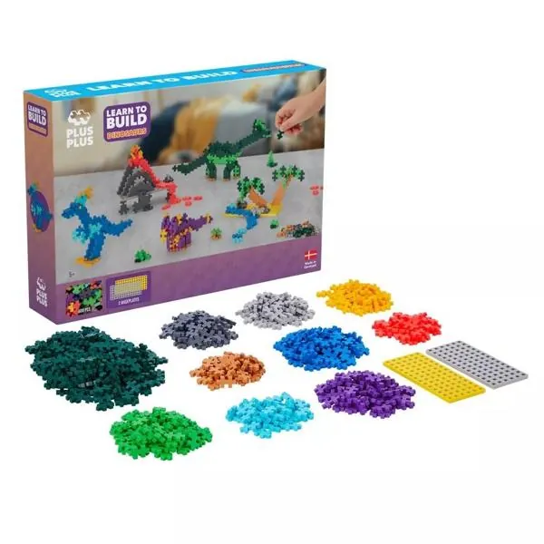PLUS PLUS - KIT DECOUVERTE - DINOSAURES - 600 PIECES – Image 4