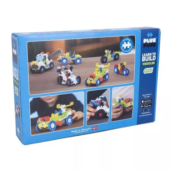 PLUS PLUS - KIT DECOUVERTE GO - VEHICULES - 500 PIECES – Image 4