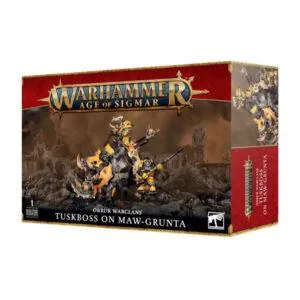 WARHAMMER AGE OF SIGMAR - ORRUK WARCLANS - TUSKBOSS ON MAW-GRUNTA : KROBOSS SUR GUEULE-KI-GROGN'