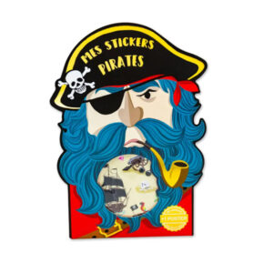JEU STICKERS ET POSTER PIRATES - CARTES D'ART